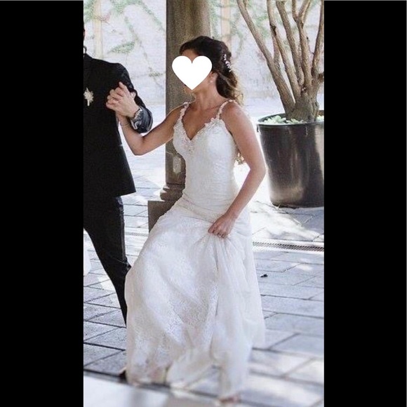 Helena Rebecca Ingram Wedding gown dress size 4 - Picture 9 of 13